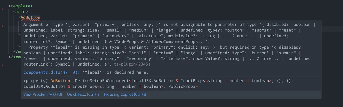 Erreur de compilation